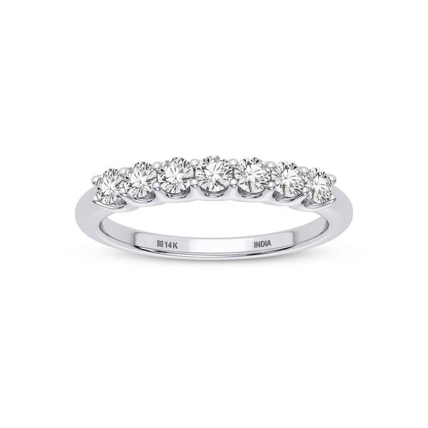 Nova Star(R) 1/2ctw. Lab Grown Diamond 7 Stone Wedding Band Ring