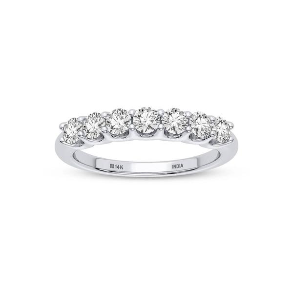 Nova Star(R) 3/4ctw. Lab Grown Diamond 7 Stone Wedding Band