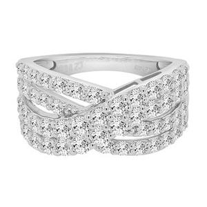 Nova Star(R) Sterling Silver & 2ctw. Lab Grown Diamond Ring alternate view