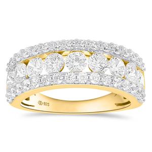 Nova Star(R) 2ctw. Lab Grown Diamond Band Ring