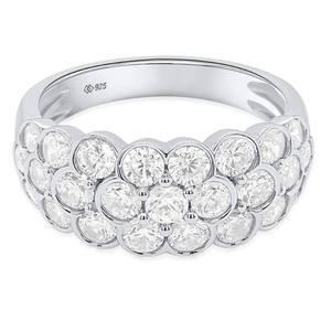 Nova Star(R) 2ctw. Sterling Silver Lab Grown Diamond Statement Ring alternate view