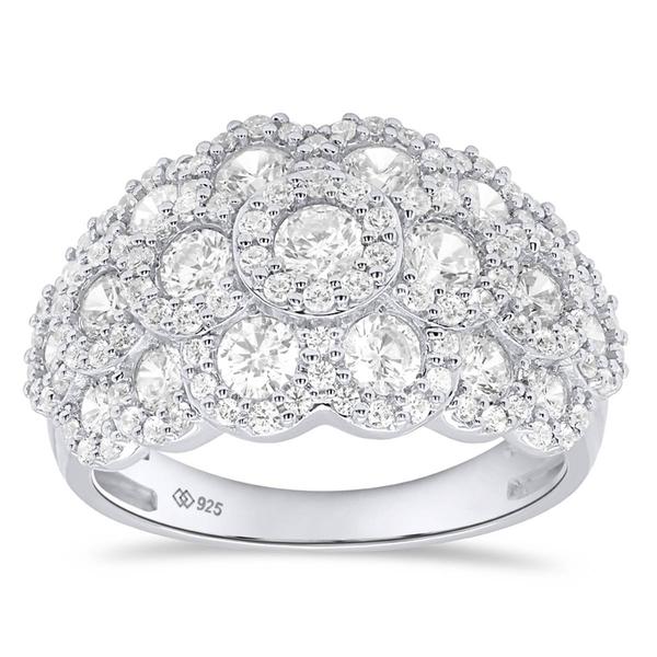 Nova Star(R) Sterling Silver 2ctw. Lab Grown Diamond Statement Ring