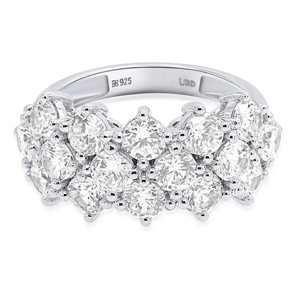 Nova Star(R) Sterling Silver 3ctw. Lab-Grown Diamond Fashion Ring alternate view