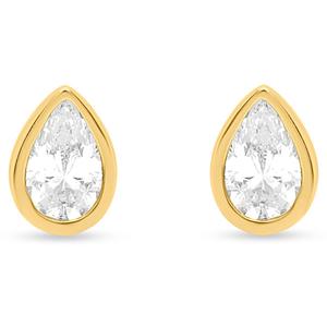 Nova Star(R) 1ctw. Pear Lab Grown Diamond Bezel-Set Stud Earrings alternate view