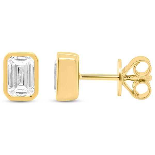 Nova Star(R) 1ctw. Emerald Lab-Grown Diamond Stud Earrings