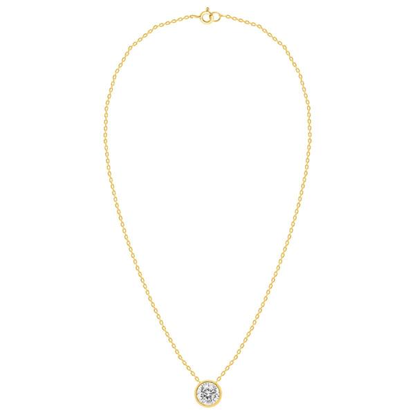 Nova Star(R) 1ctw. Round Lab-Grown Diamond Solitaire Pendant
