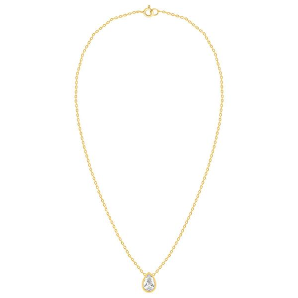 Nova Star(R) 1ctw. Pear Lab-Grown Diamond Solitaire Pendant