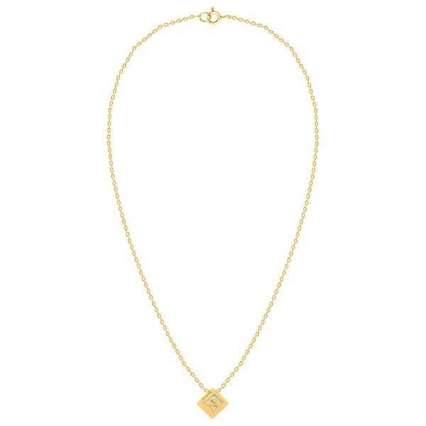 Nova Star(R) Gold Plated Sterling Silver Lab Grown Diamond Pendant alternate view