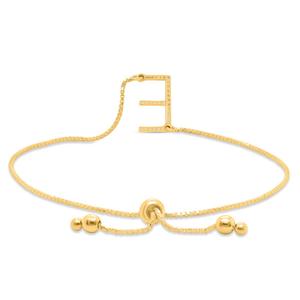 Nova Star(R) Gold-Plated 1/10ctw. Lab-Grown Diamond E Bolo Bracelet alternate view