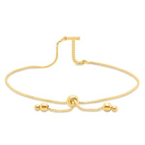Nova Star(R) Gold-Plated 1/10ctw. Lab-Grown Diamond J Bolo Bracelet alternate view