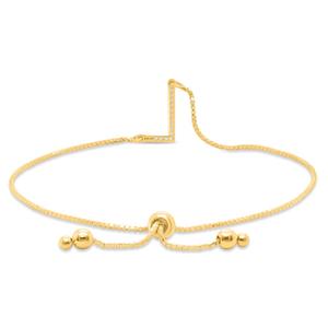 Nova Star(R) Gold-Plated 1/10ctw. Lab-Grown Diamond L Bolo Bracelet alternate view