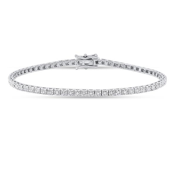 Nova Star(R) 1/2ctw. Lab Grown Diamond Tennis Bracelet