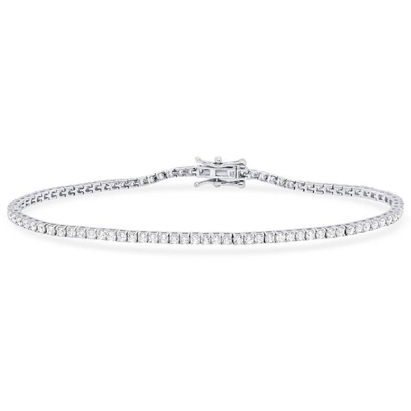 Nova Star(R) Sterling Silver Lab Grown Diamond Bracelet