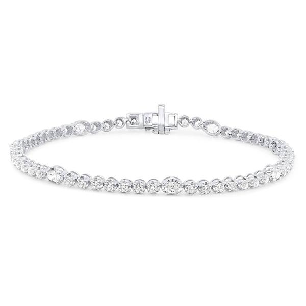 Nova Star(R) Round & Oval Lab Grown Diamond Link Bracelet