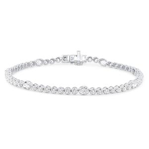 Nova Star(R) Round & Oval Lab Grown Diamond Link Bracelet