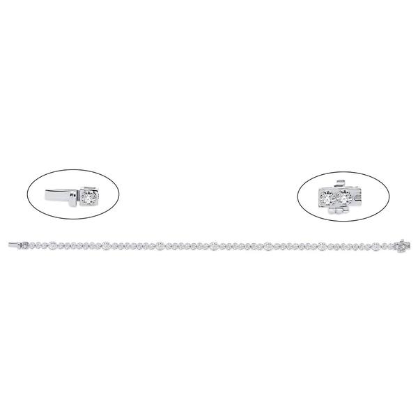 Nova Star(R) Round & Oval Lab Grown Diamond Link Bracelet alternate view