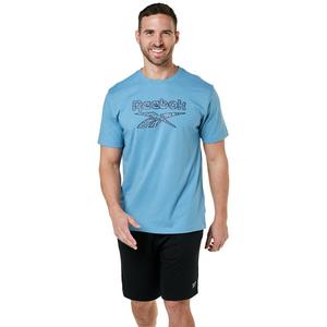 Mens Reebok(R) Marquee Graphic Short Sleeve Tee