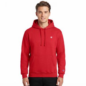Mens Champion(R) Solid Pullover Hoodie