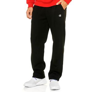 Mens Champion(R) Open Bottom Solid Sweatpants
