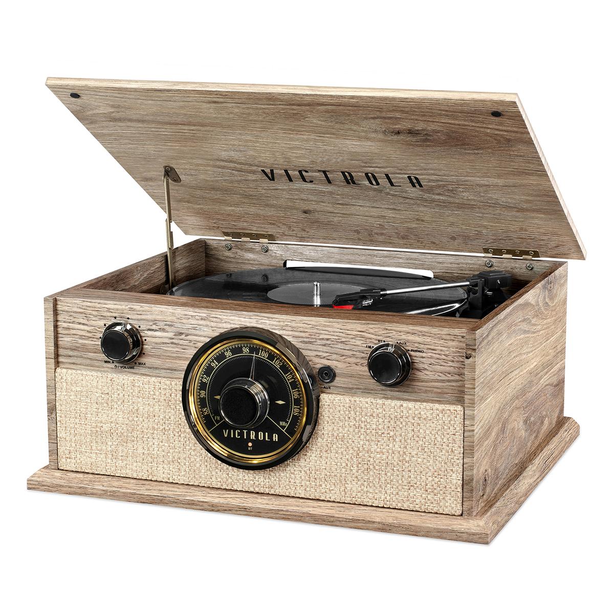 Victrola 4-in-1 Turntable with FM Radio and Bluetooth Victrola 4-in-1 Turntable with FM Radio and Bluetooth