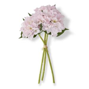 K&K Interiors Pink Real Touch Hydrangea Bundle