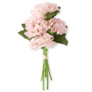 K&K Interiors Real Touch 6 Stem Hydrangea Bundle