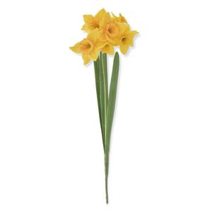 K&K Interiors Yellow 6 Bloom & Bud Daffodil Stem