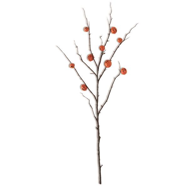 K&K Interiors 36in. Orange Jack-O-Lantern Pumpkin Artificial Stem