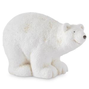 K&K Interiors Snowy Glitter Polar Bear