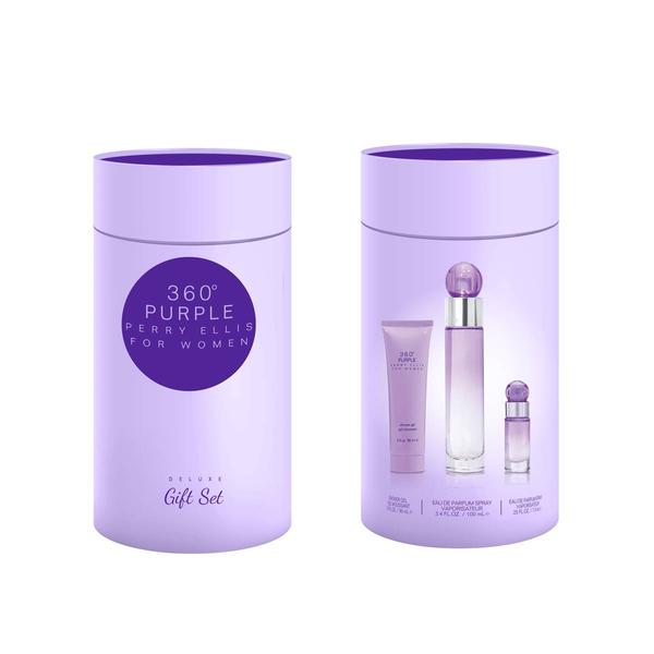 Perry Ellis 360 Purple For Women Gift Set