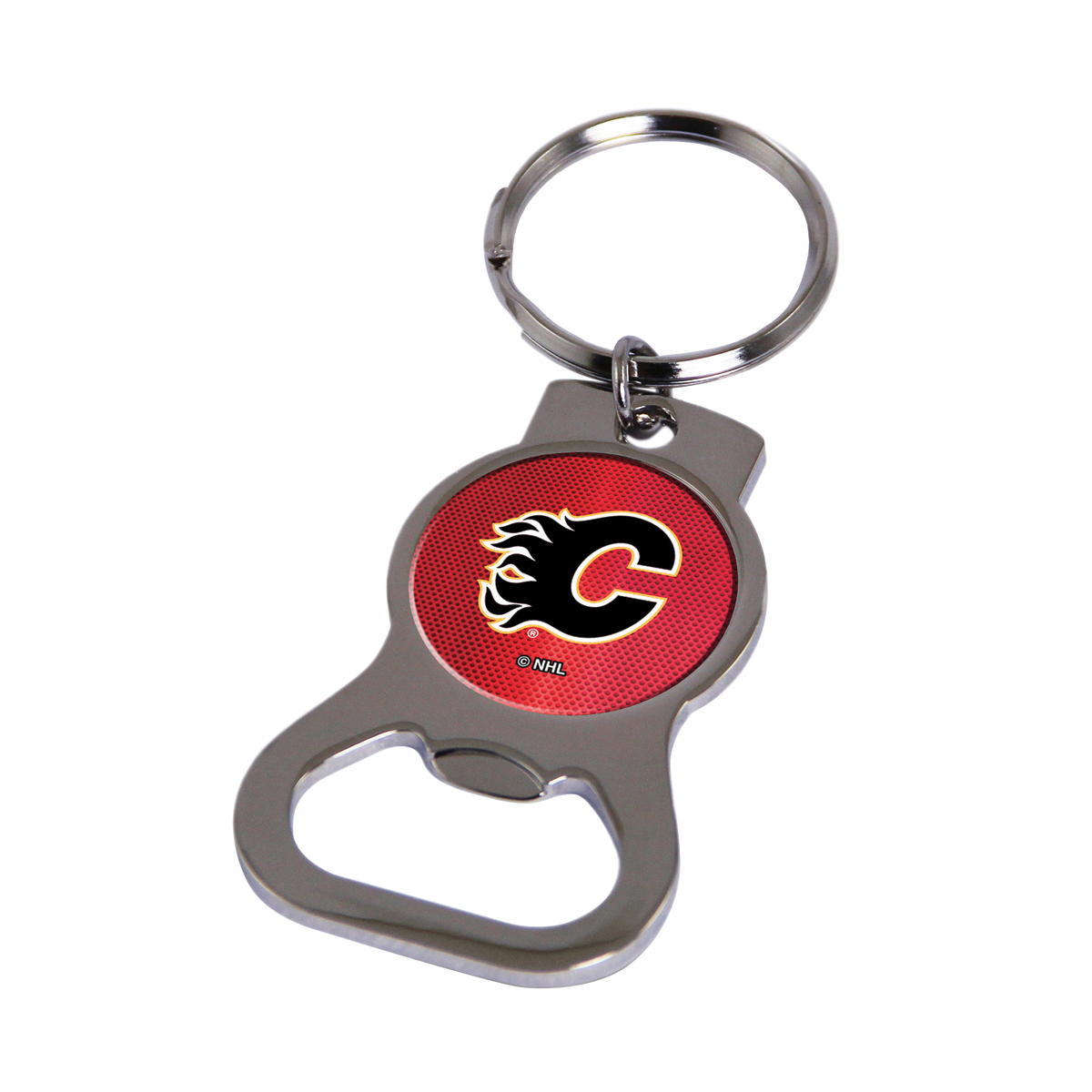 NHL Calgary Flames Bottle Opener Key Ring