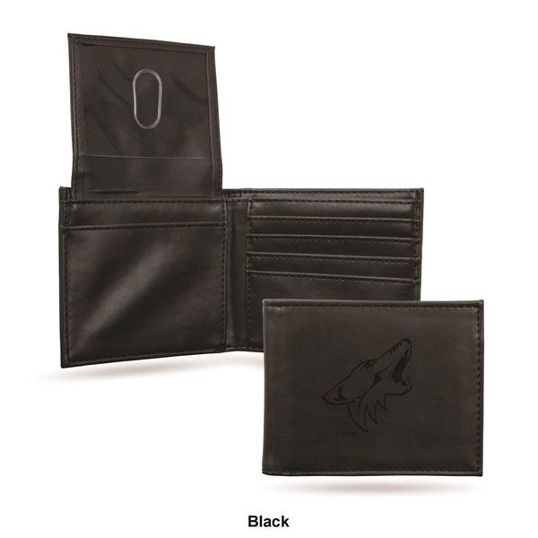 Mens NHL Arizona Coyotes Faux Leather Bifold Wallet alternate view