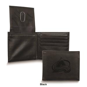 Mens NHL Colorado Avalanche Faux Leather Bifold Wallet alternate view