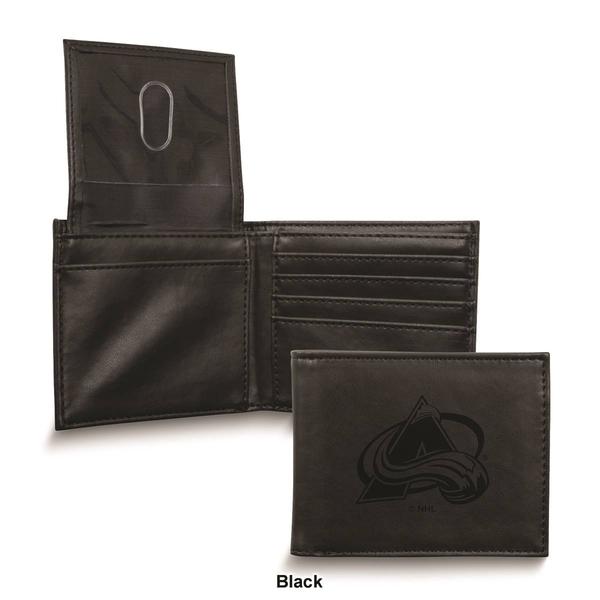 Mens NHL Colorado Avalanche Faux Leather Bifold Wallet alternate view
