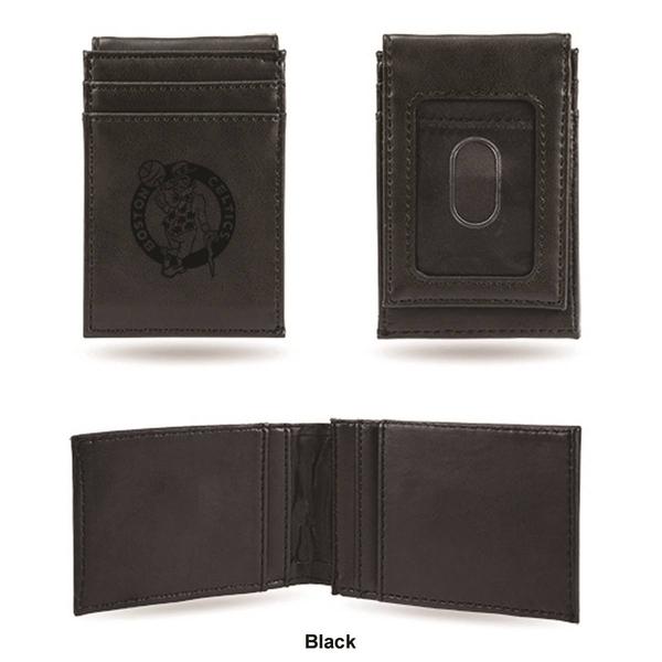 Mens NBA Boston Celtics Faux Leather Front Pocket Wallet alternate view