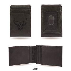 Mens NBA Chicago Bulls Faux Leather Front Pocket Wallet alternate view