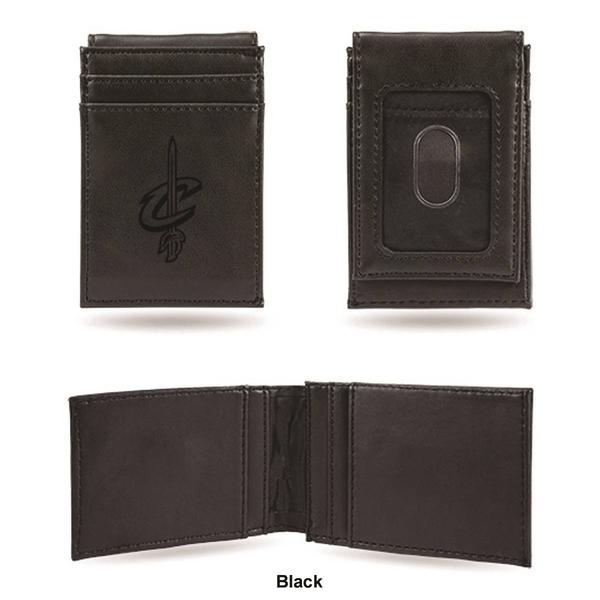Mens NBA Cleveland Cavaliers Faux Leather Front Pocket Wallet alternate view