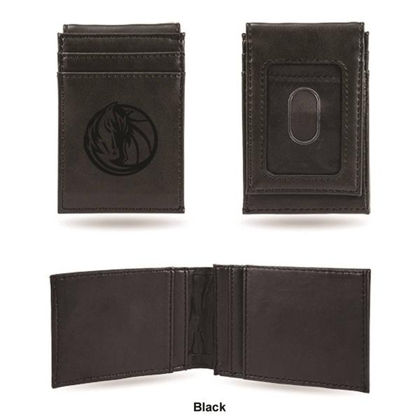 Mens NBA Dallas Mavericks Faux Leather Front Pocket Wallet alternate view