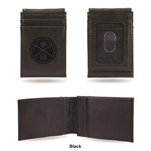 Mens NBA Denver Nuggets Faux Leather Front Pocket Wallet alternate view