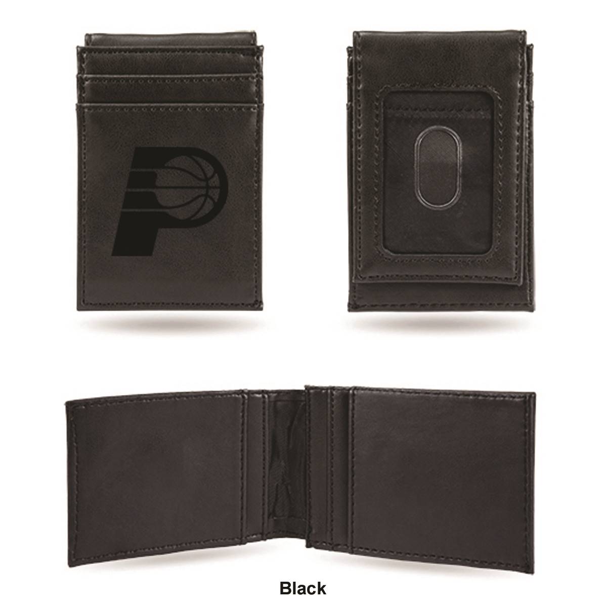 Mens NBA Indiana Pacers Faux Leather Front Pocket Wallet