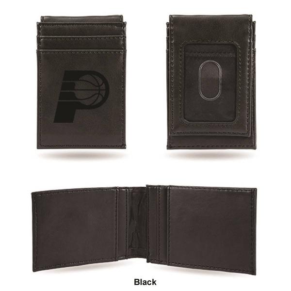 Mens NBA Indiana Pacers Faux Leather Front Pocket Wallet alternate view