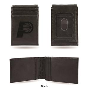 Mens NBA Indiana Pacers Faux Leather Front Pocket Wallet alternate view