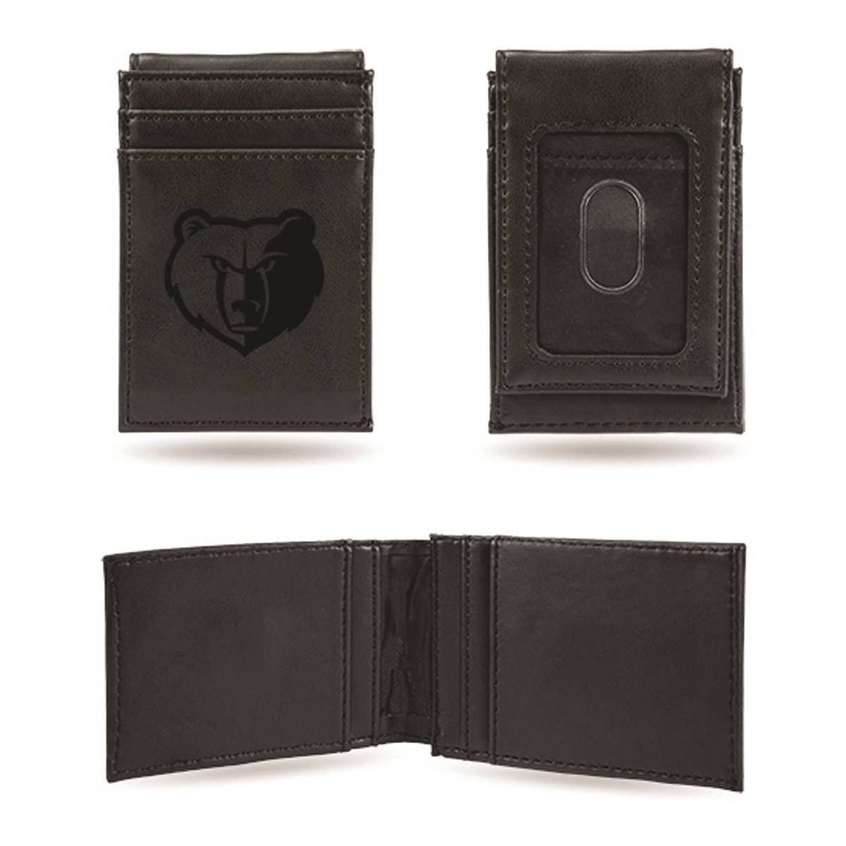 Mens NBA Memphis Grizzlies Faux Leather Front Pocket Wallet