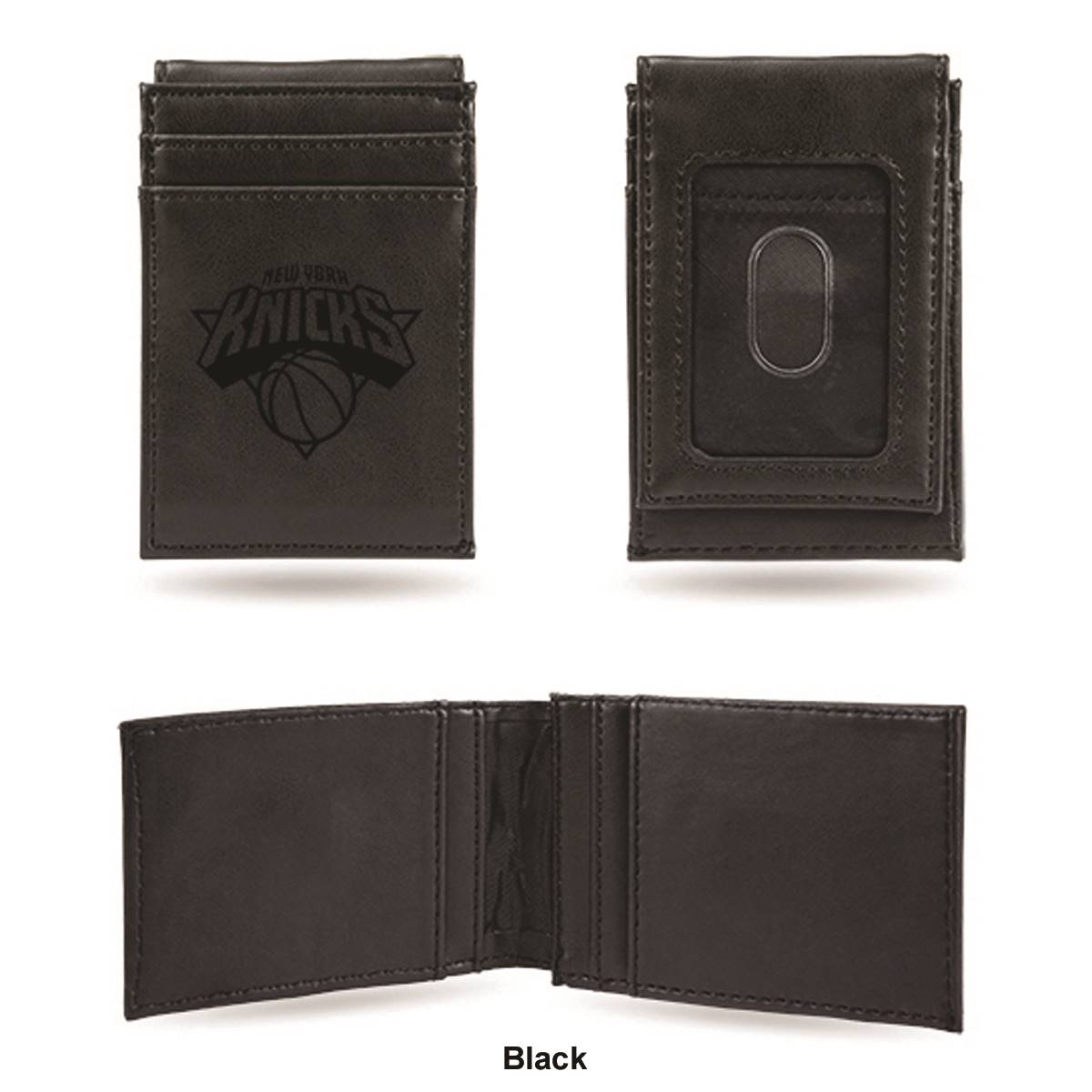 Mens NBA New York Knicks Faux Leather Front Pocket Wallet