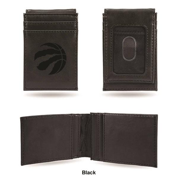 Mens NBA Toronto Raptors Faux Leather Front Pocket Wallet alternate view