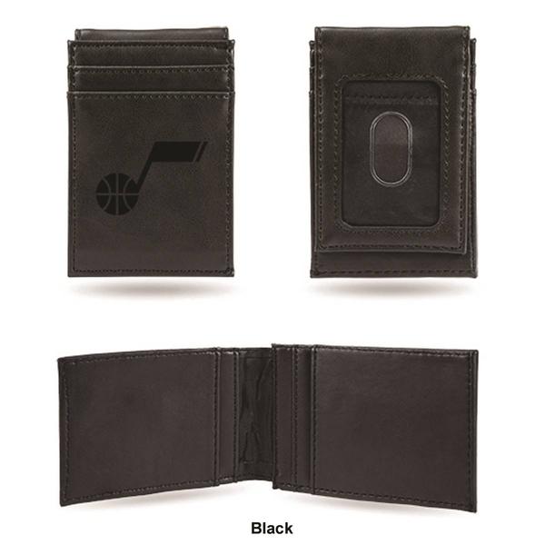 Mens NBA Utah Jazz Faux Leather Front Pocket Wallet alternate view