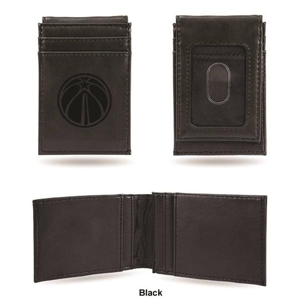 Mens NBA Washington Wizards Faux Leather Front Pocket Wallet alternate view