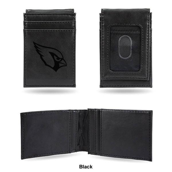 Mens NFL Arizona Cardinals Faux Leather Front Pocket Wallet alternate view
