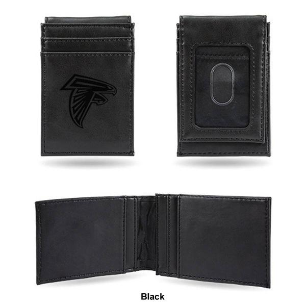 Mens NFL Atlanta Falcons Faux Leather Front Pocket Wallet alternate view