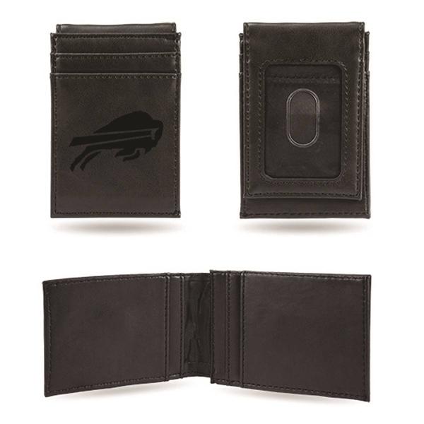 Mens NFL Buffalo Bills Faux Leather Front Pocket Wallet